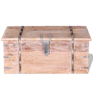 vidaXL Storage Chest Acacia Wood-8