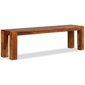 vidaXL Solid Wood Sheesham Bench Furniture 43.3"x13.8"x17.7"/63"x13.8"x17.7"-0