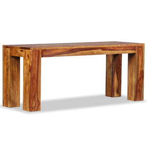 vidaXL Solid Wood Sheesham Bench Furniture 43.3"x13.8"x17.7"/63"x13.8"x17.7"-16