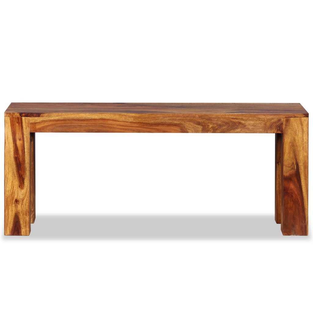 vidaXL Solid Wood Sheesham Bench Furniture 43.3"x13.8"x17.7"/63"x13.8"x17.7"-5