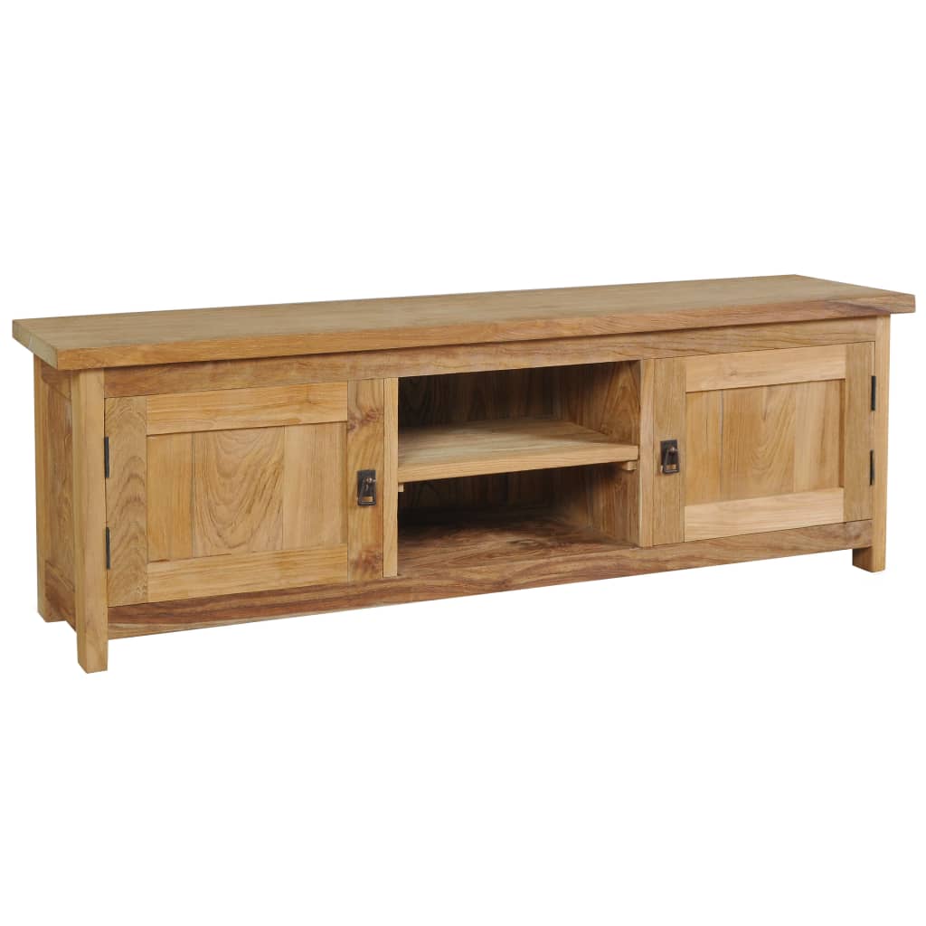 vidaXL TV Stand Solid Teak 47.2"x11.8"x15.7"-0