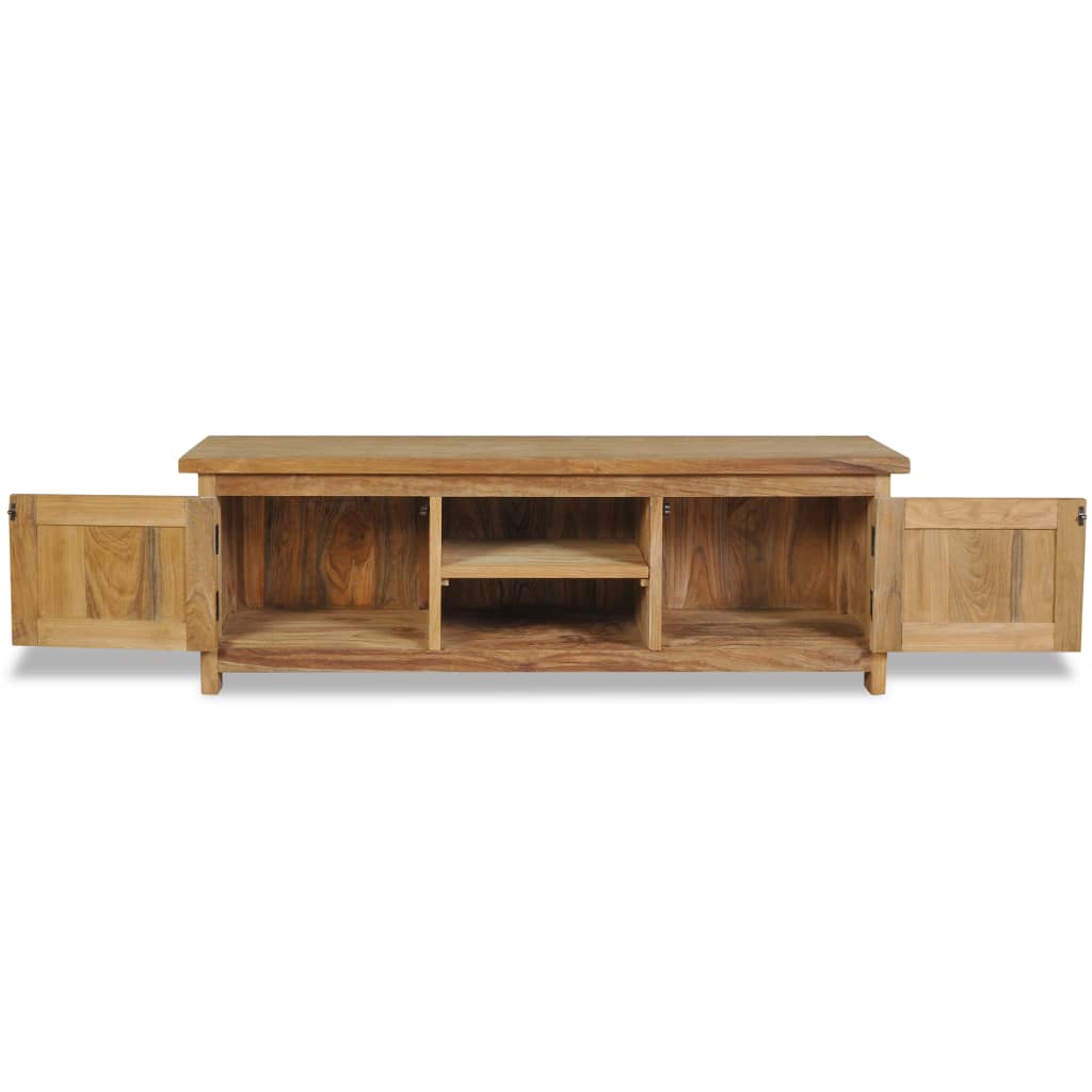 vidaXL TV Stand Solid Teak 47.2"x11.8"x15.7"-3