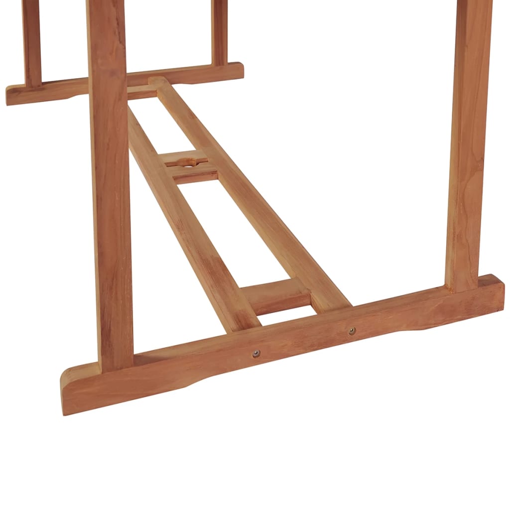 vidaXL Patio Table 70.9"x35.4"x29.5" Solid Teak Wood-5