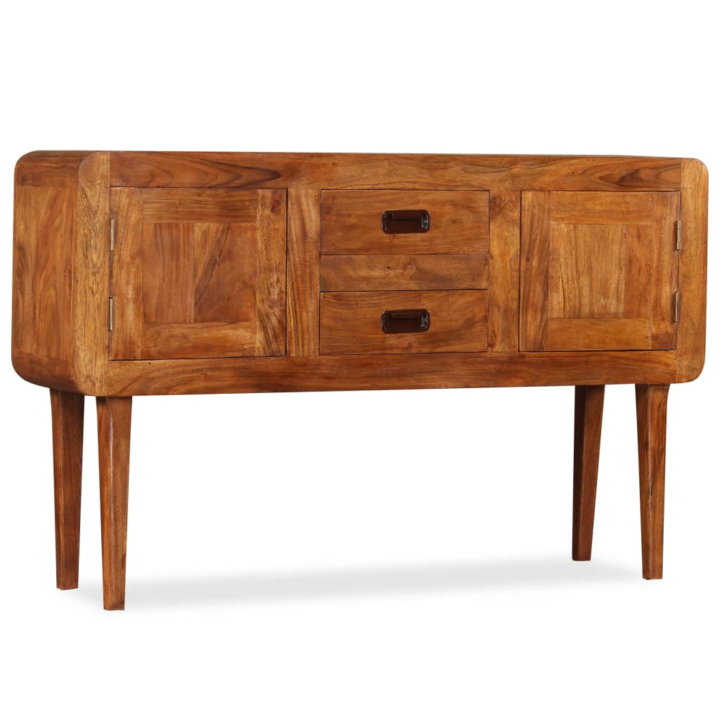 vidaXL Sideboard Solid Wood with Honey Finish 47.2"x11.8"x29.5"-0