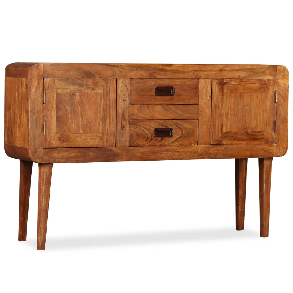 vidaXL Sideboard Solid Wood with Honey Finish 47.2"x11.8"x29.5"-2