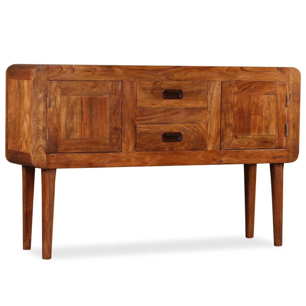 vidaXL Sideboard Solid Wood with Honey Finish 47.2"x11.8"x29.5"-3