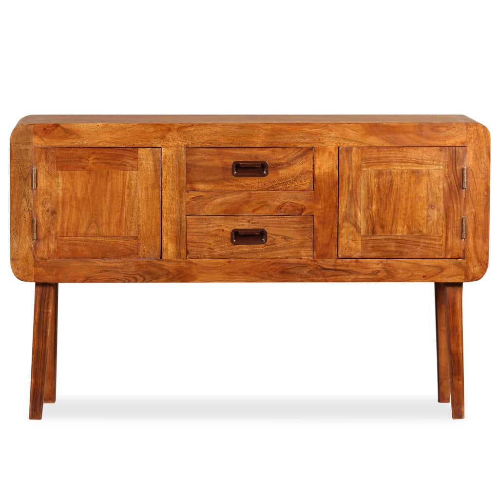 vidaXL Sideboard Solid Wood with Honey Finish 47.2"x11.8"x29.5"-6