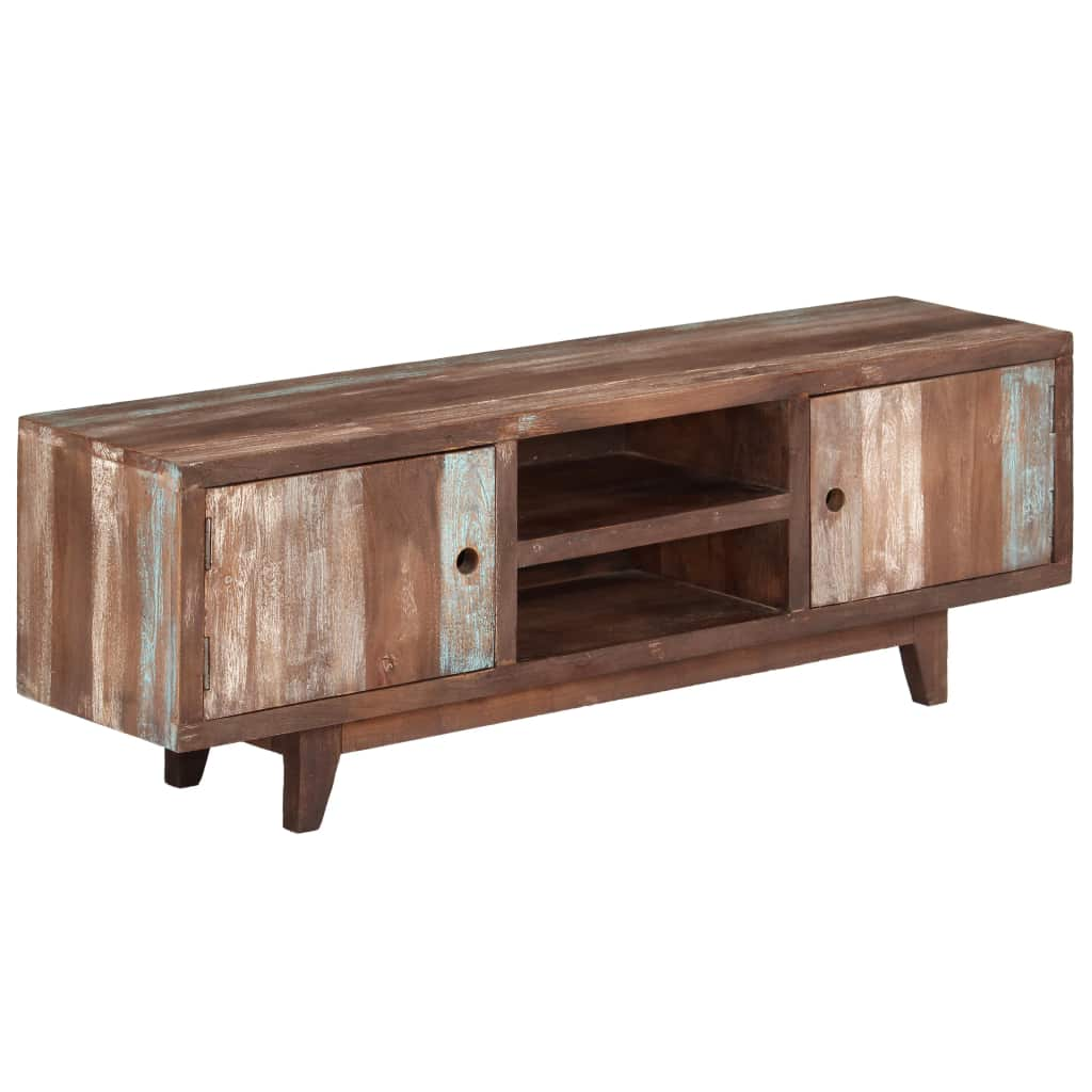 vidaXL TV Stand Solid Wood Acacia Vintage 46.5"x11.8"x15.7"-1