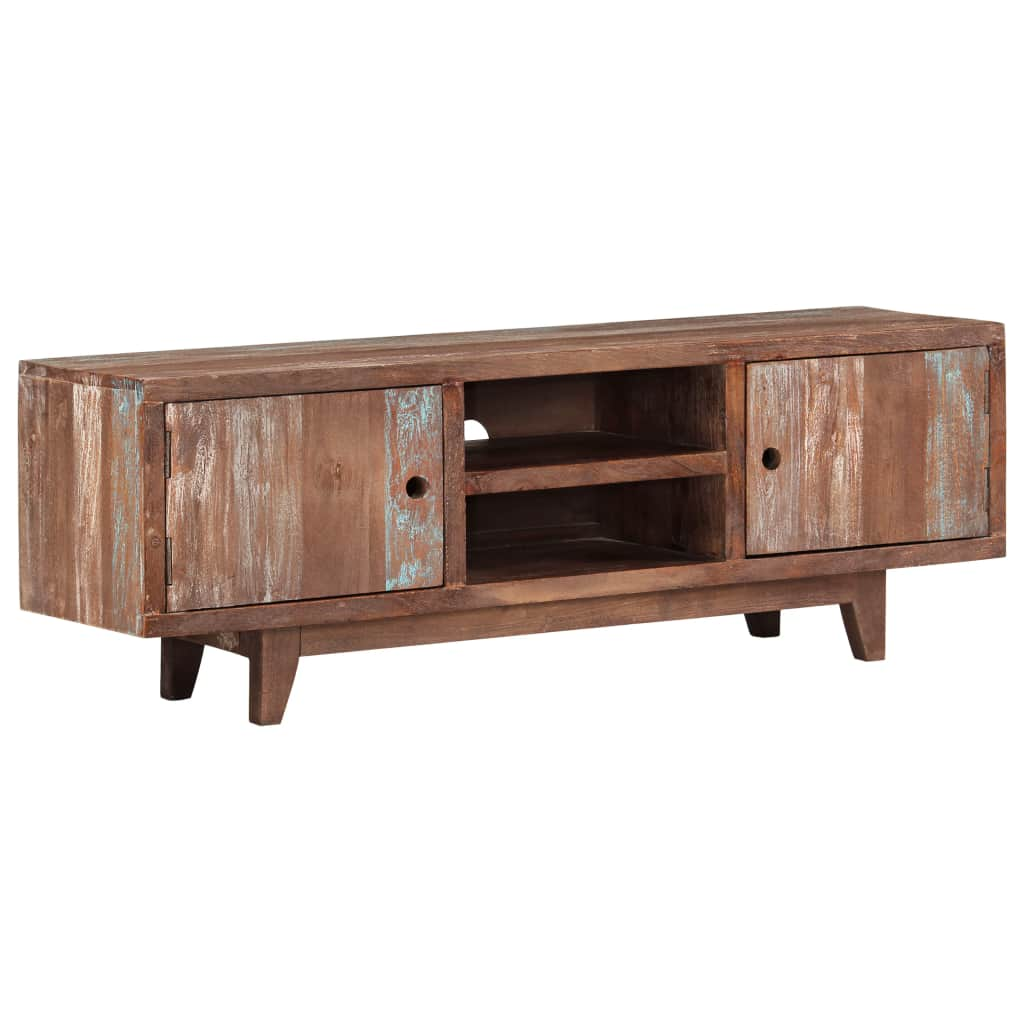 vidaXL TV Stand Solid Wood Acacia Vintage 46.5"x11.8"x15.7"-10