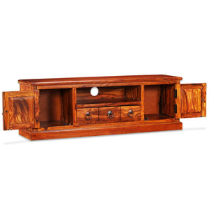 vidaXL TV Stand Solid Sheesham Wood 47.2"x11.8"x15.7"-6