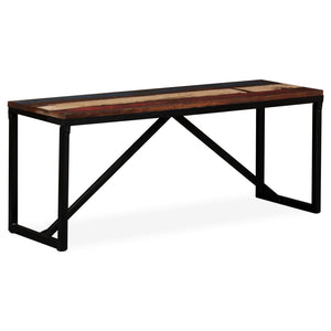 vidaXL Dining Bench Table Bench for Living Room Bedroom Solid Reclaimed Wood-8