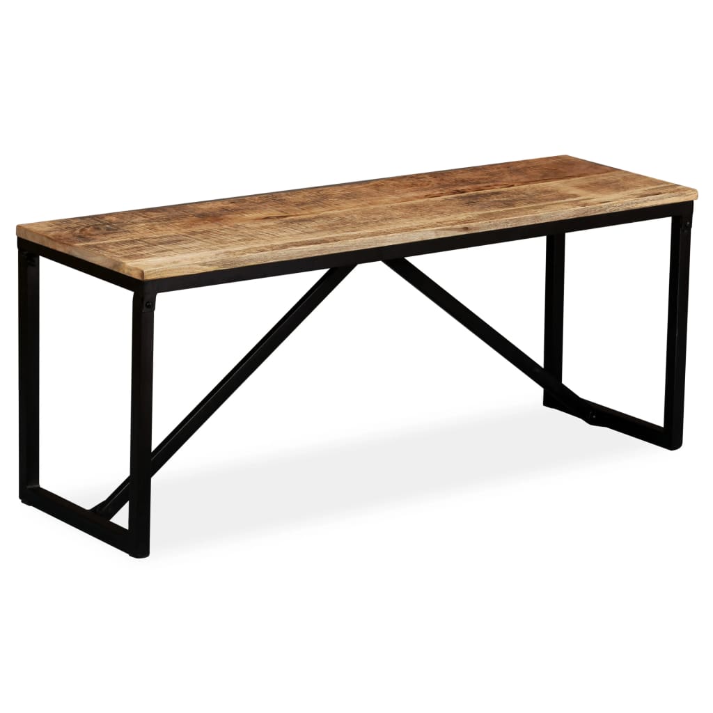 vidaXL Dining Bench Table Bench for Living Room Bedroom Solid Reclaimed Wood-11