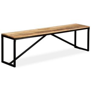 vidaXL Dining Bench Table Bench for Living Room Bedroom Solid Reclaimed Wood-4