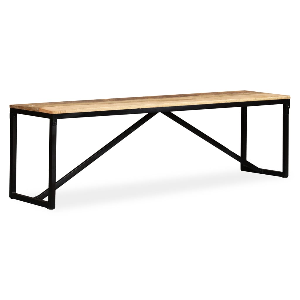 vidaXL Dining Bench Table Bench for Living Room Bedroom Solid Reclaimed Wood-9