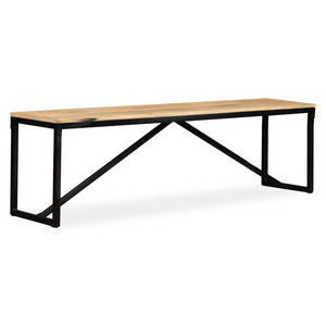 vidaXL Dining Bench Table Bench for Living Room Bedroom Solid Reclaimed Wood-10