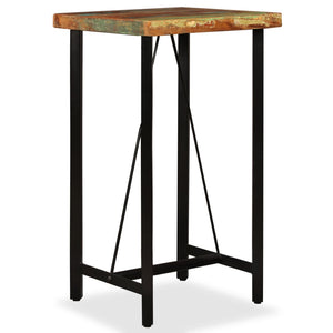 vidaXL Bar Table Pub Table Bistro Table for Dining Room Solid Reclaimed Wood-2