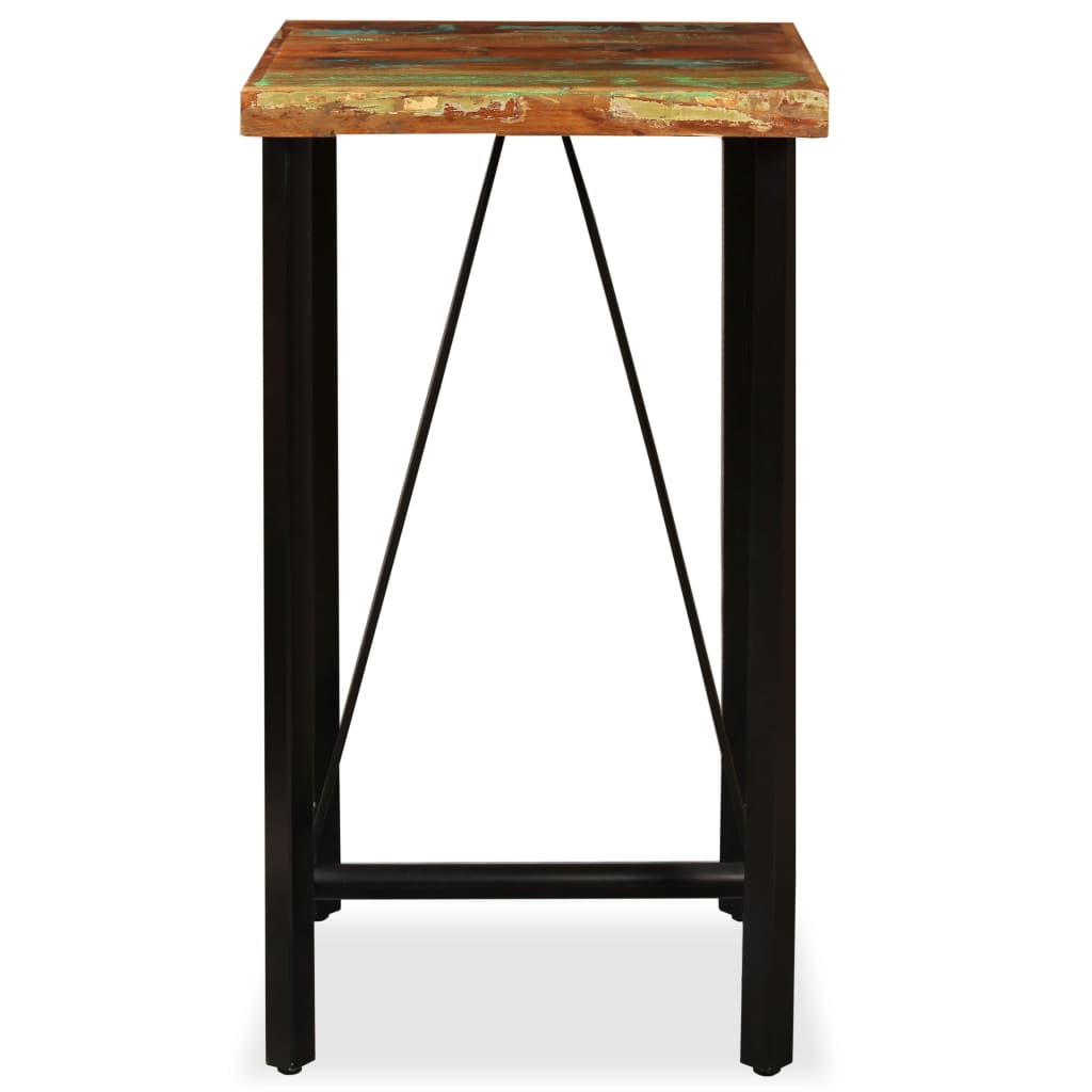 vidaXL Bar Table Pub Table Bistro Table for Dining Room Solid Reclaimed Wood-11