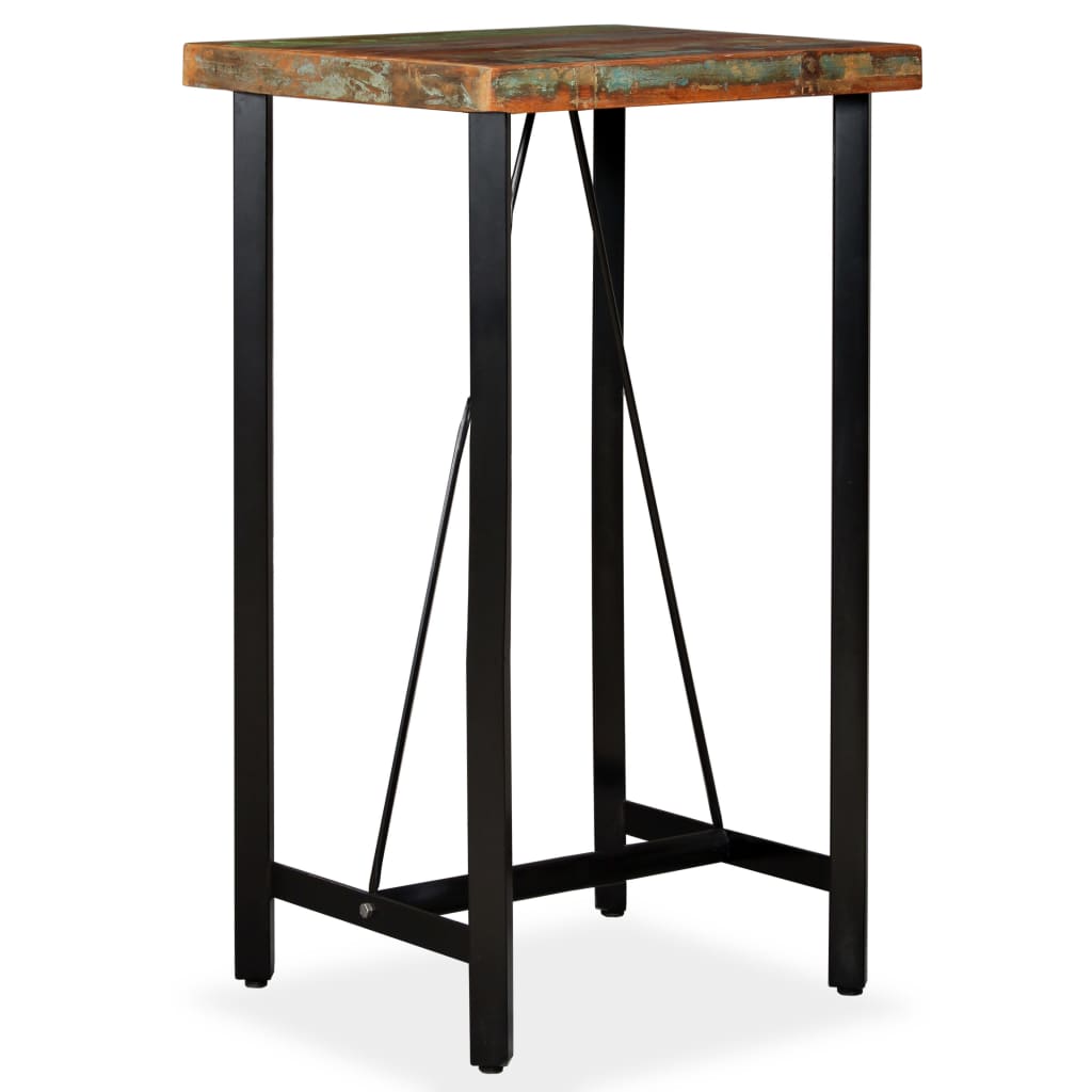 vidaXL Bar Table Pub Table Bistro Table for Dining Room Solid Reclaimed Wood-27