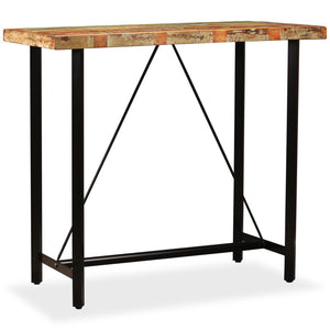 vidaXL Bar Table Pub Table Bistro Table for Dining Room Solid Reclaimed Wood-19