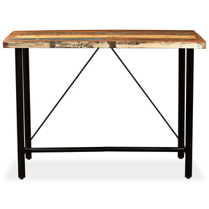 vidaXL Bar Table Pub Table Bistro Table for Dining Room Solid Reclaimed Wood-26