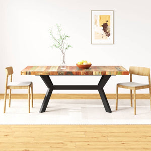 vidaXL Dining Table Kitchen Table Dining Room Dinner Table Solid Mango Wood-16