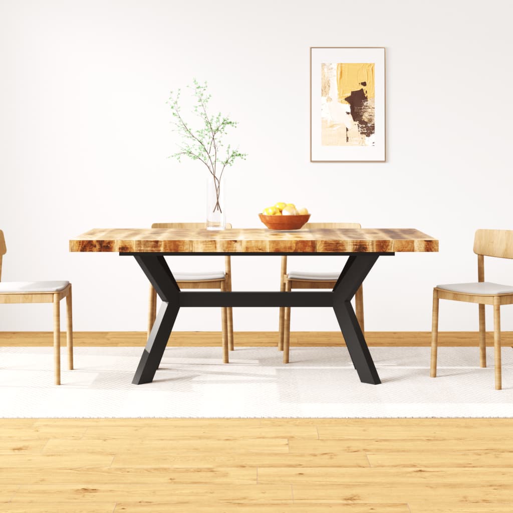 vidaXL Dining Table Kitchen Table Dining Room Dinner Table Solid Mango Wood-10