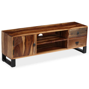 vidaXL TV Stand Solid Wood Sheesham 47.2"x11.8"x15.7"-11