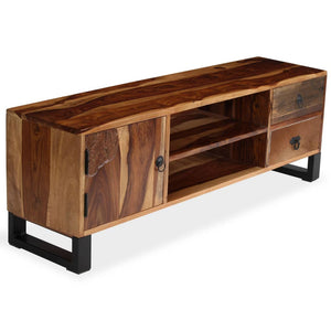 vidaXL TV Stand Solid Wood Sheesham 47.2"x11.8"x15.7"-3