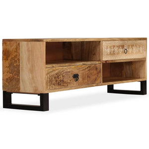 vidaXL TV Stand Solid Wood Mango 47.2"x11.8"x15.7"-2