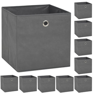 vidaXL Storage Box Foldable Storage Chest Organizer Basket Non-woven Fabric-9