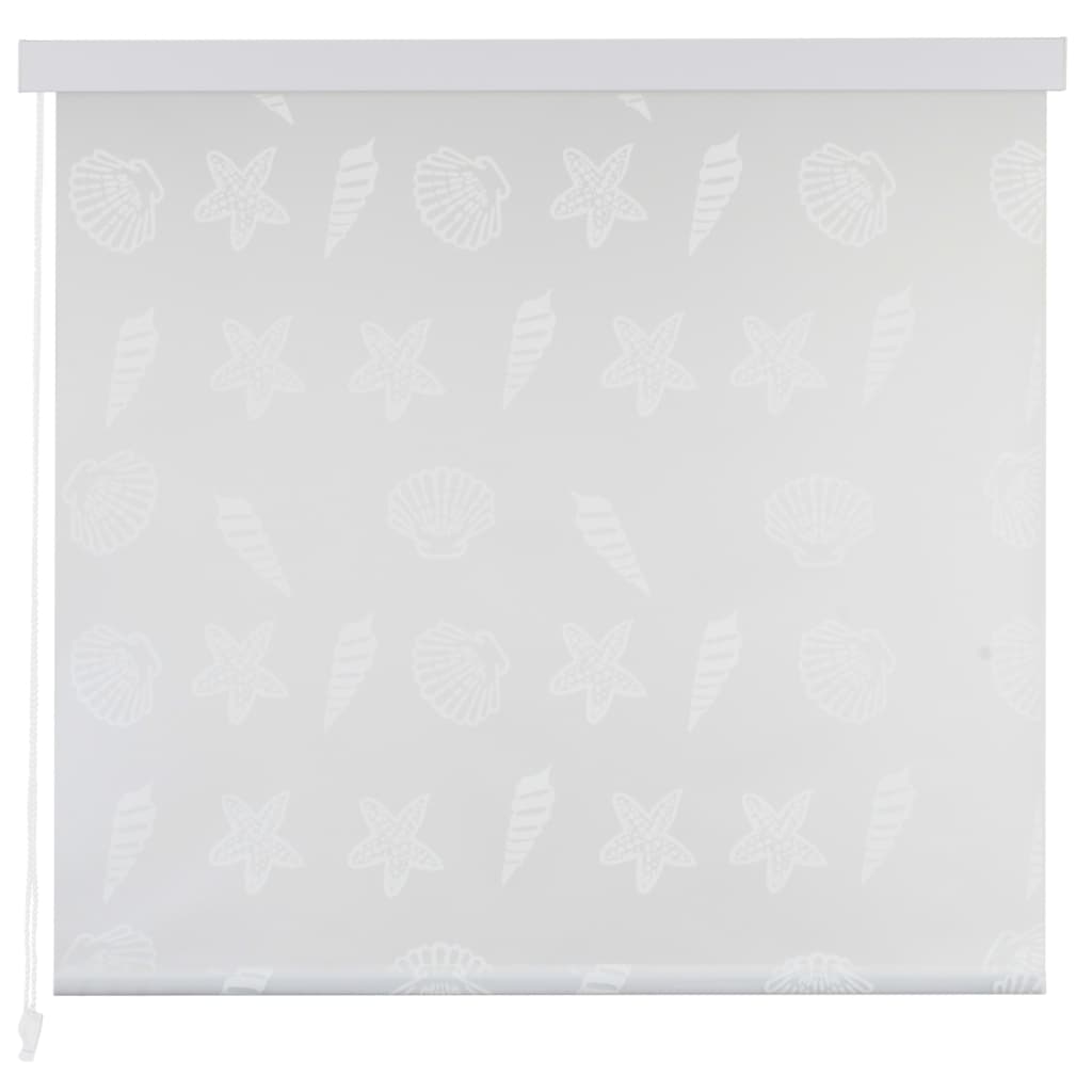 vidaXL Shower Roller Blind 39.4"x94.5" Sea Star-0