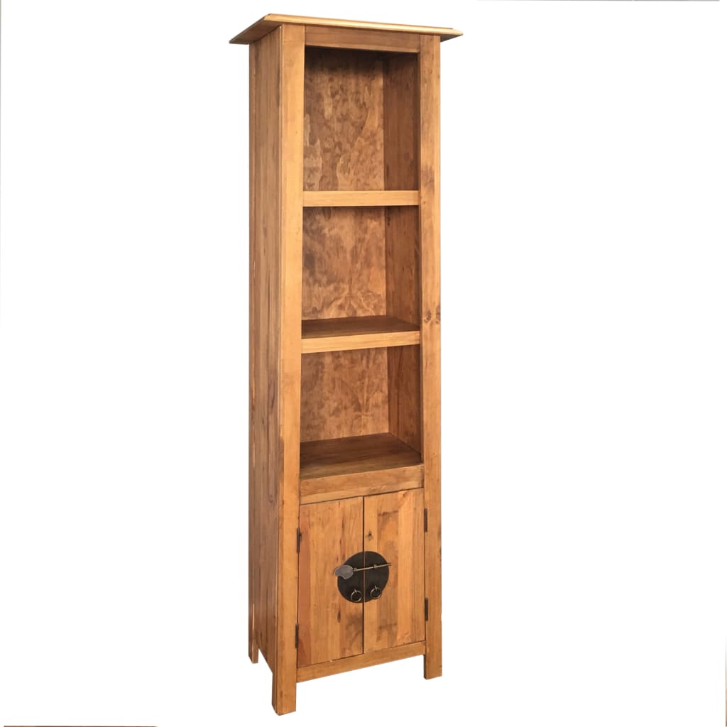 vidaXL Freestanding Bathroom Cabinet Solid Pinewood 18.9"x12.6"x66.9"-0