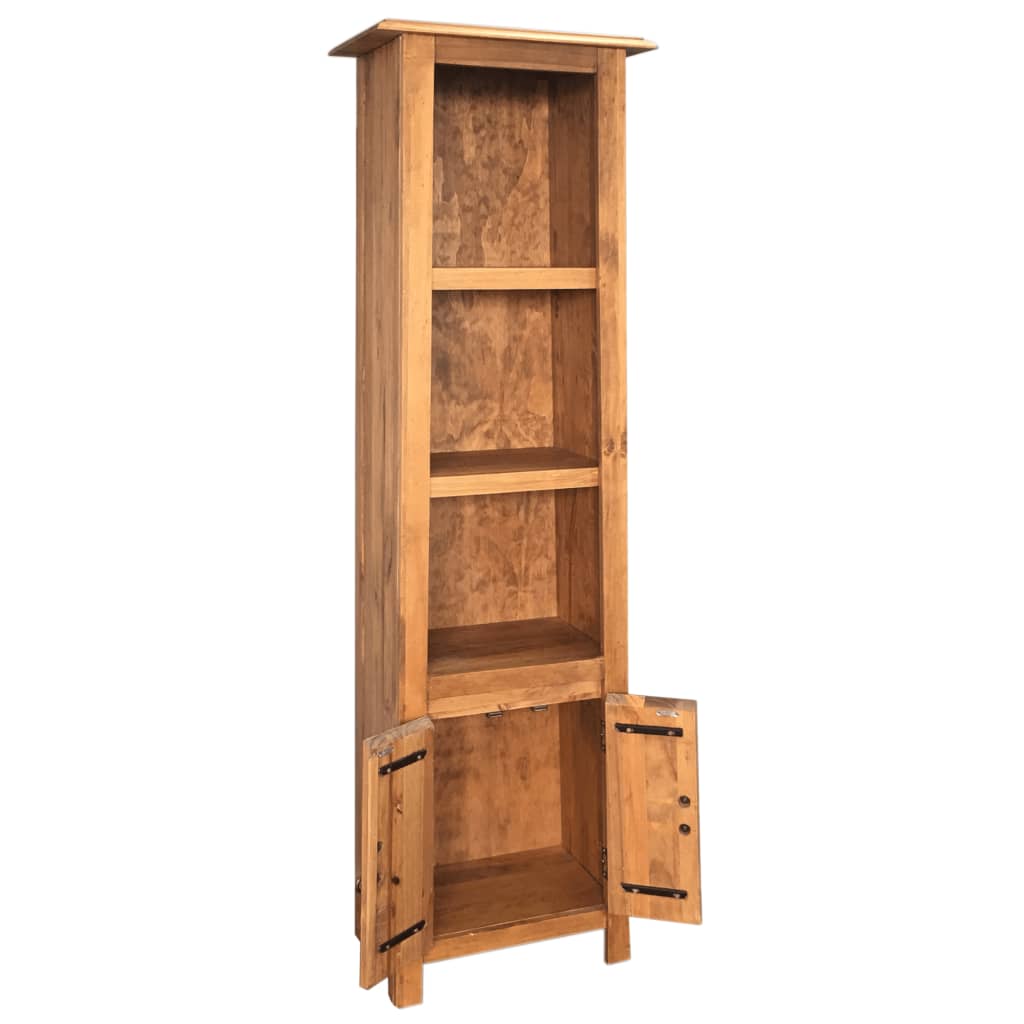 vidaXL Freestanding Bathroom Cabinet Solid Pinewood 18.9"x12.6"x66.9"-5