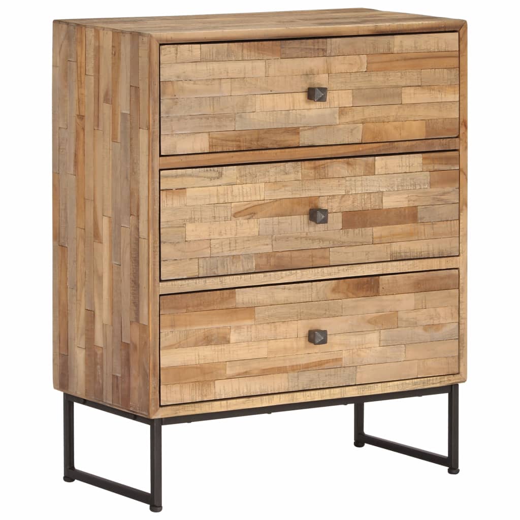 vidaXL Sideboard Reclaimed Teak Wood 23.6"x11.8"x29.5"-1