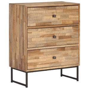 vidaXL Sideboard Reclaimed Teak Wood 23.6"x11.8"x29.5"-1