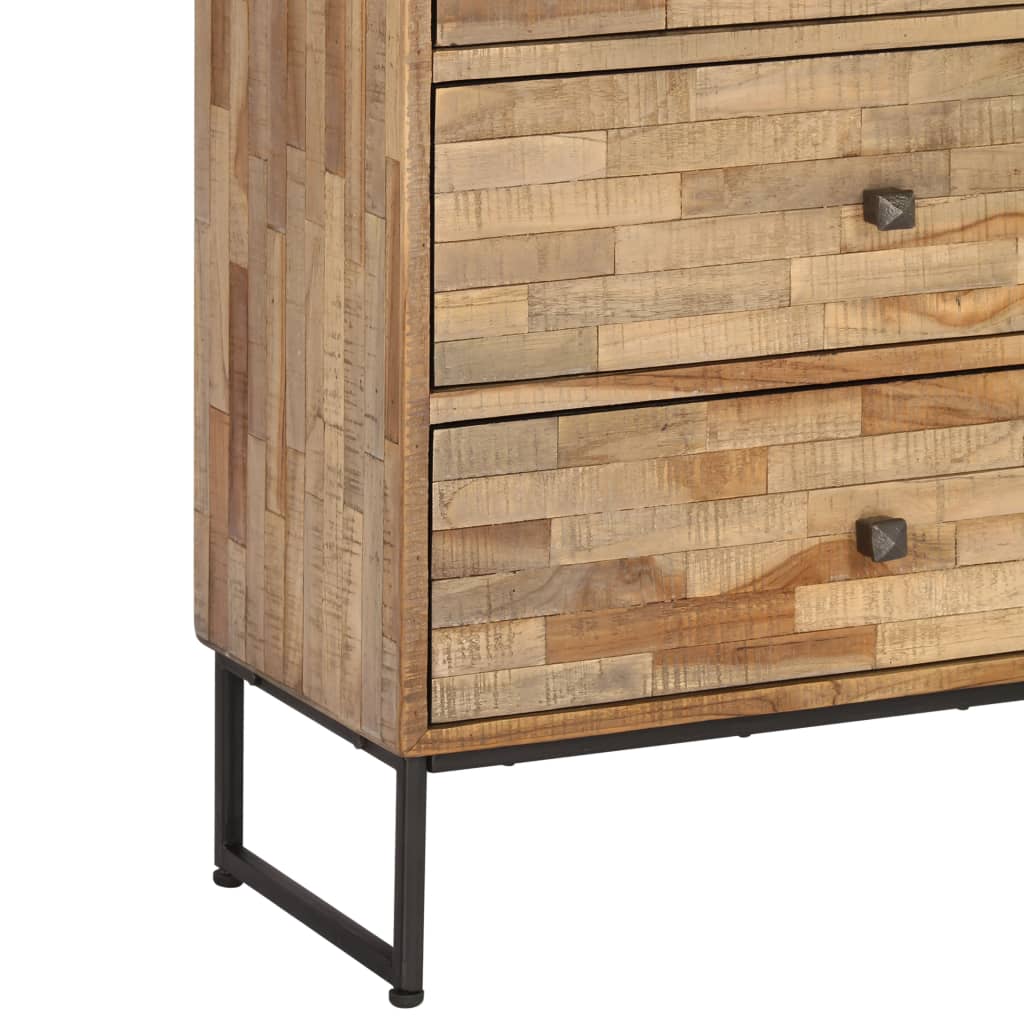 vidaXL Sideboard Reclaimed Teak Wood 23.6"x11.8"x29.5"-8