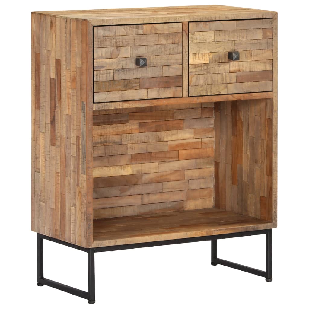 vidaXL Sideboard Reclaimed Teak Wood 23.6"x11.8"x29.5"-0