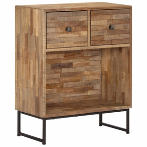 vidaXL Sideboard Reclaimed Teak Wood 23.6"x11.8"x29.5"-1