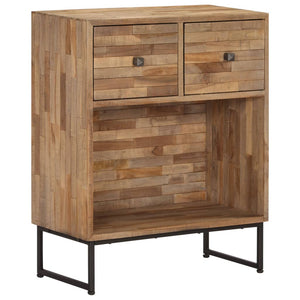 vidaXL Sideboard Reclaimed Teak Wood 23.6"x11.8"x29.5"-10