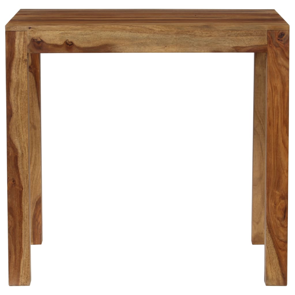 vidaXL Dining Table Solid Sheesham Wood 32.3"x31.5"x29.9"-9