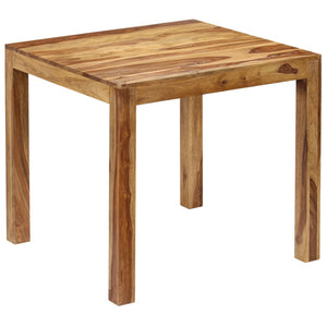 vidaXL Dining Table Solid Sheesham Wood 32.3"x31.5"x29.9"-6