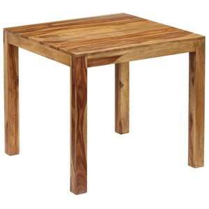 vidaXL Dining Table Solid Sheesham Wood 32.3"x31.5"x29.9"-7