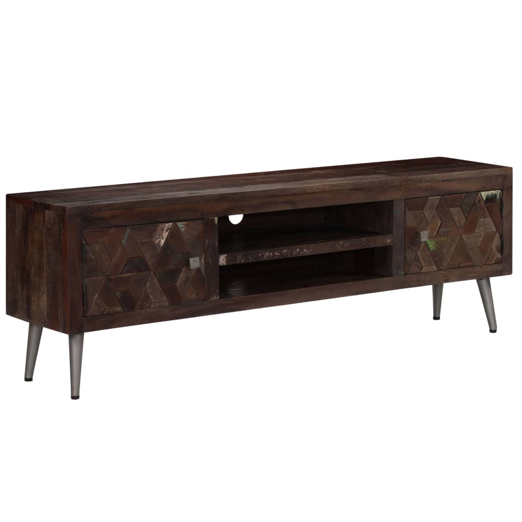 vidaXL TV Stand Solid Wood Reclaimed 55.1"x11.8"x17.7"-0