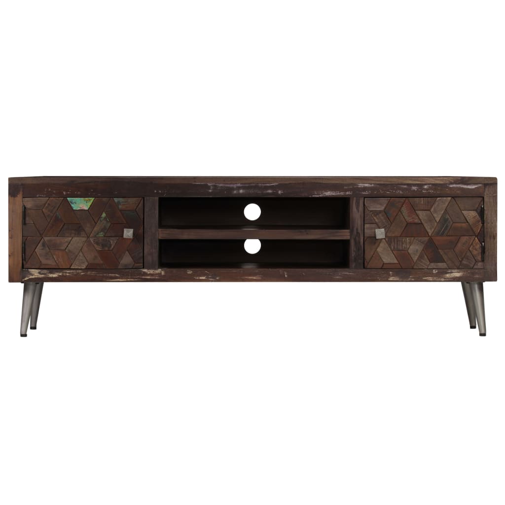 vidaXL TV Stand Solid Wood Reclaimed 55.1"x11.8"x17.7"-6