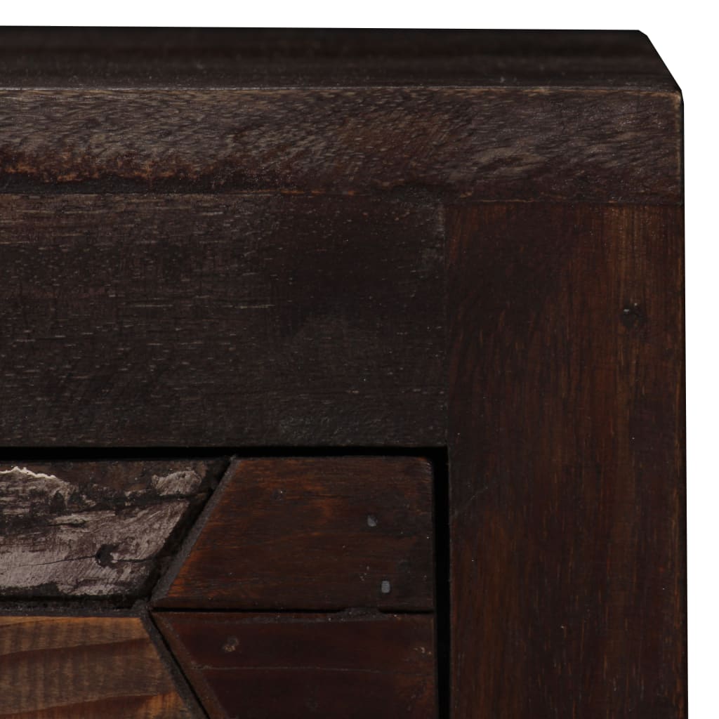 vidaXL Bedside Cabinet Solid Reclaimed Wood 15.7"x11.8"x19.6"-4