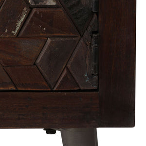 vidaXL Bedside Cabinet Solid Reclaimed Wood 15.7"x11.8"x19.6"-6