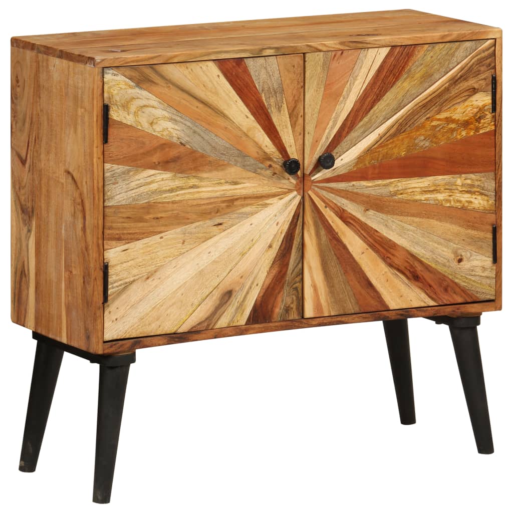 vidaXL Sideboard Solid Mango Wood 33.5"x11.8"x29.5"-0