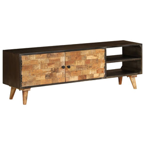 vidaXL TV Stand Solid Wood Mango 55.1"x11.8"x17.7"-0