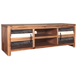 vidaXL TV Stand Solid Wood Acacia 47.2"x13.8"x15.7"-0