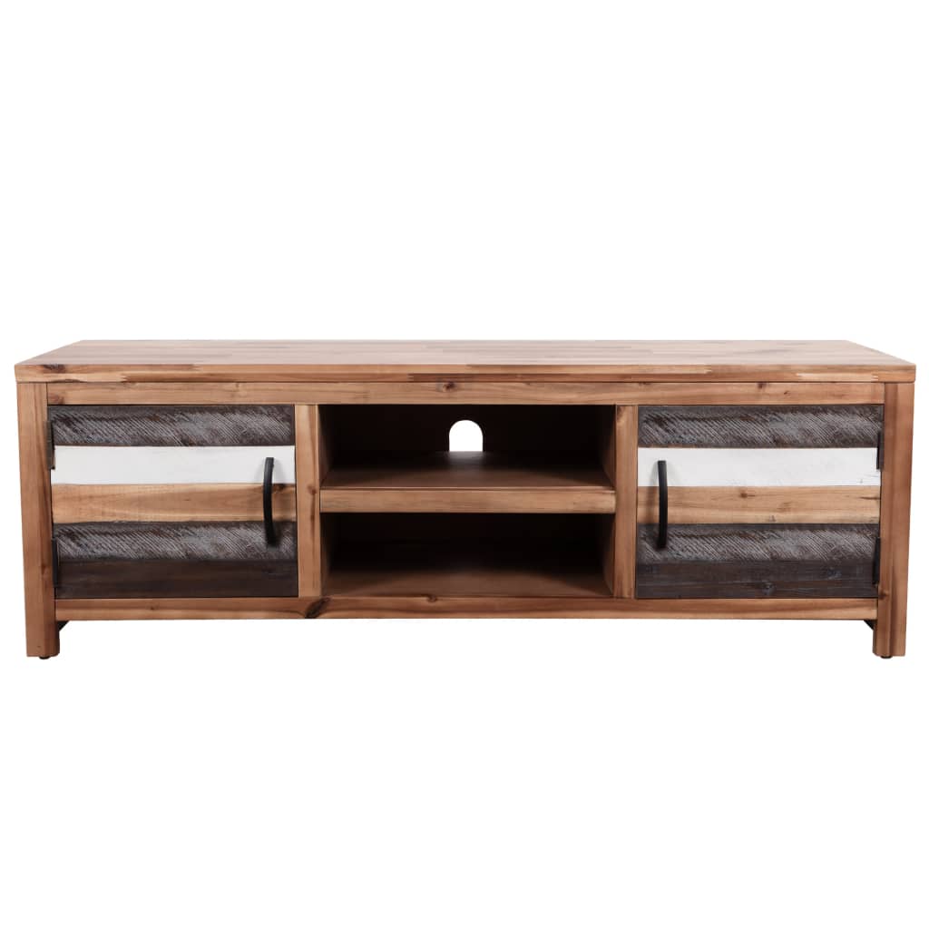 vidaXL TV Stand Solid Wood Acacia 47.2"x13.8"x15.7"-8